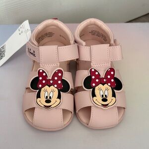 Disney Minnie Mouse Light Pink Kids Sandals